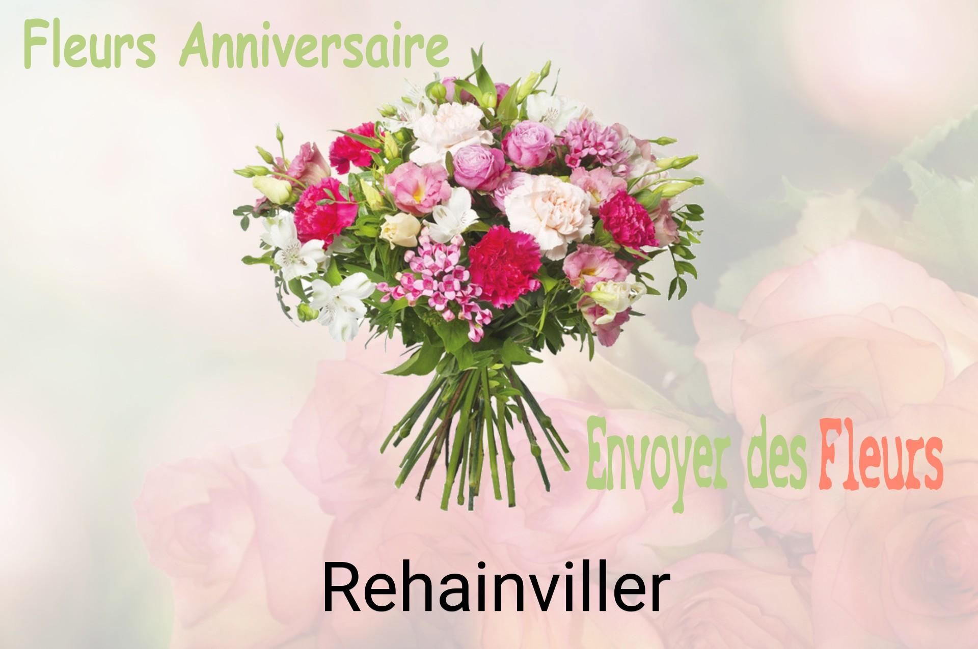Bouquet de fleurs d’anniversaire livré à Rehainviller