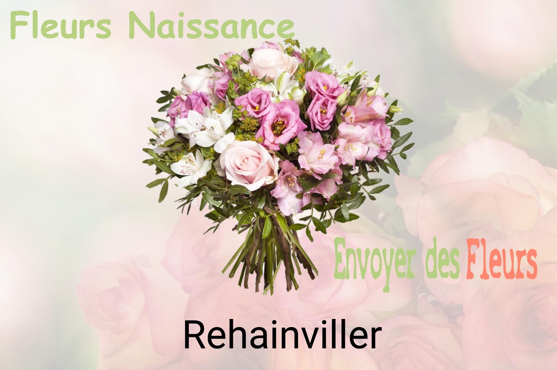Bouquet de fleurs de naissance livré à Rehainviller